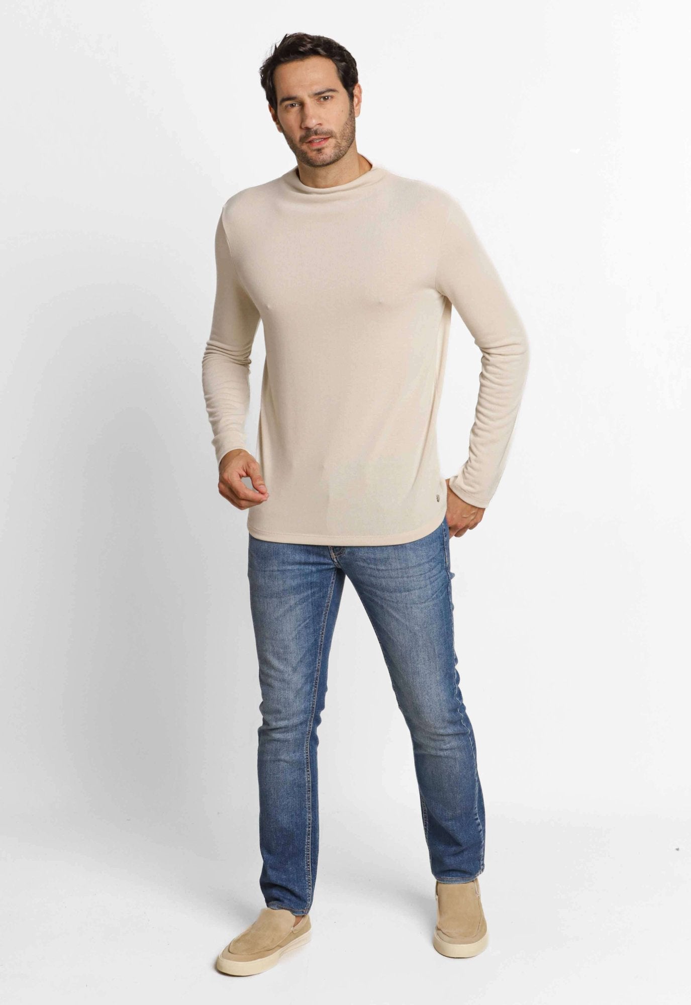 Manga Longa Calvin Klein Gola Alta - Henri Store