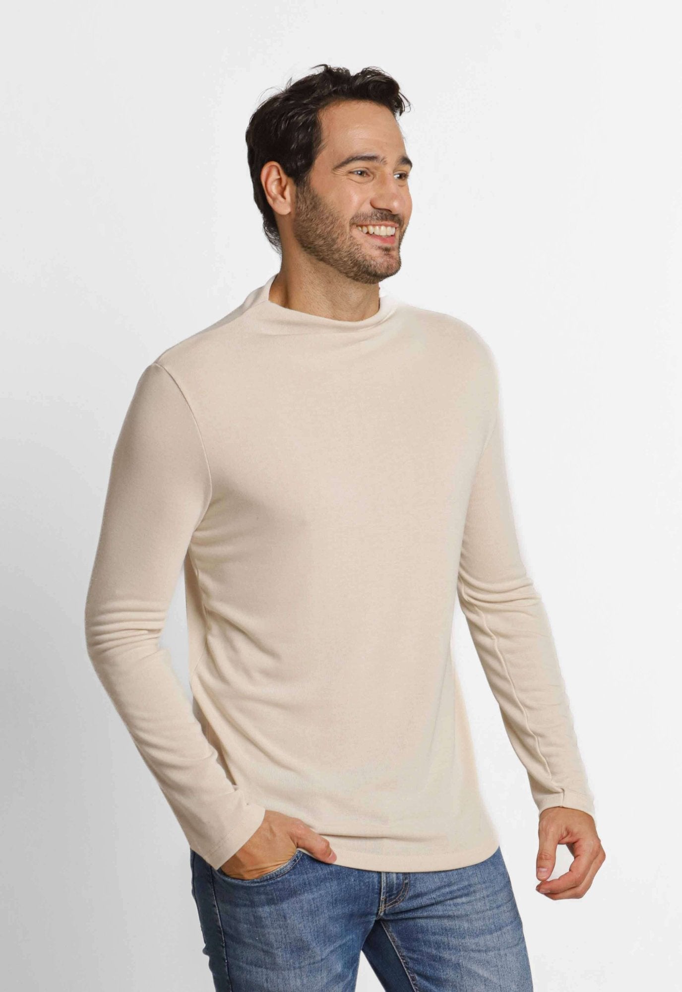 Manga Longa Calvin Klein Gola Alta - Henri Store