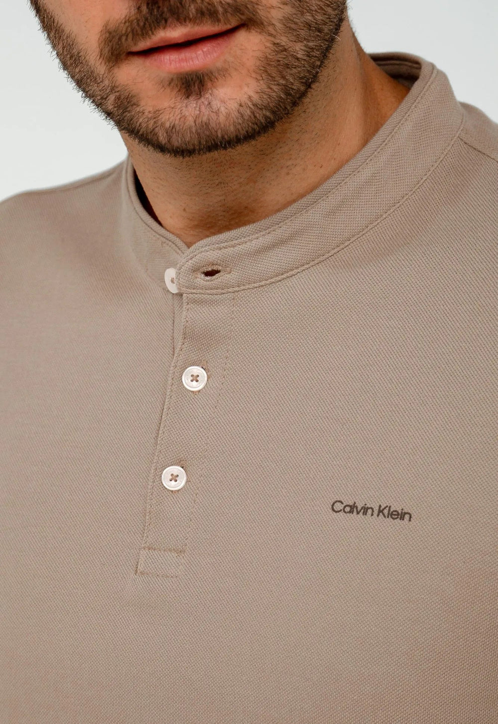 Manga Longa Calvin Klein Gola Portuguesa - Henri Store