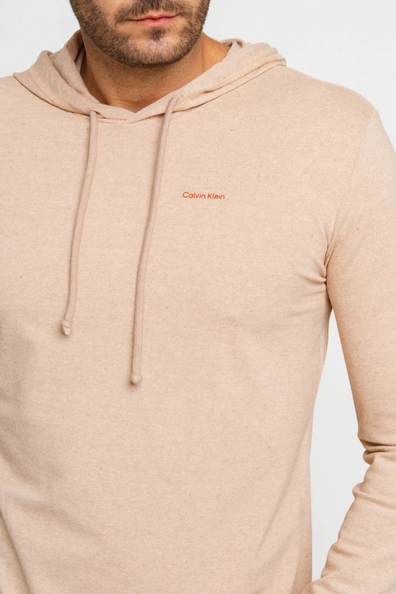 Manga Longa Calvin Klein Hoodie Piquet - LIVE - Henri Store