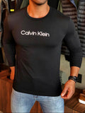 Manga Longa Calvin Klein Institucional Flame Preto - Henri Store