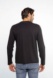 Manga Longa Calvin Klein Logo Central Flamê - Henri Store