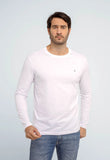 Manga Longa Calvin Klein Meia Malha Ck Peito