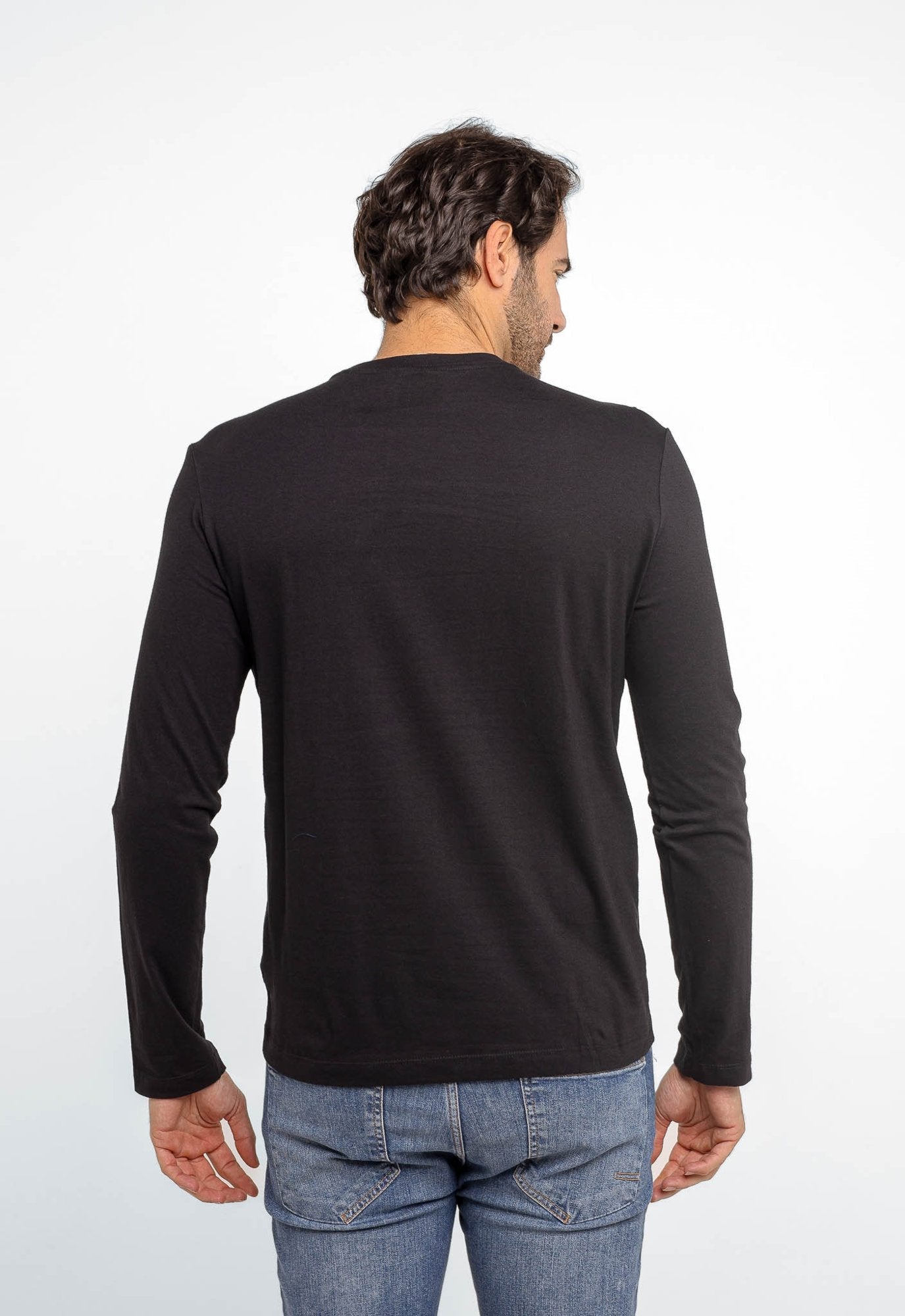 Manga Longa Calvin Klein Meia Malha Ck Peito - Henri Store