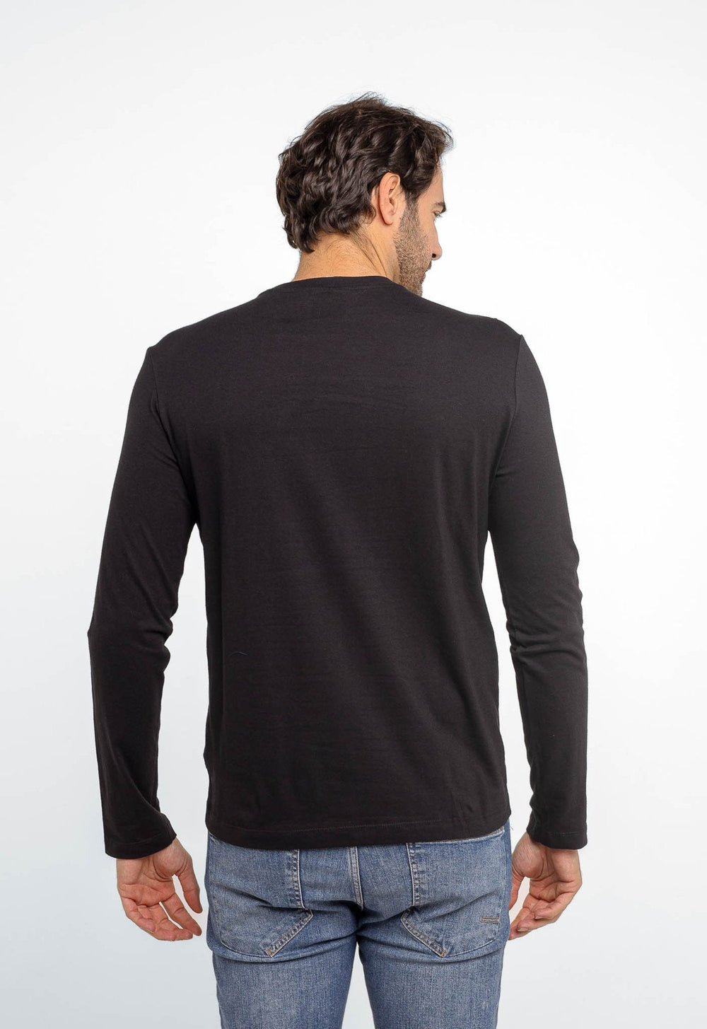Manga Longa Calvin Klein Meia Malha Ck Peito - Henri Store