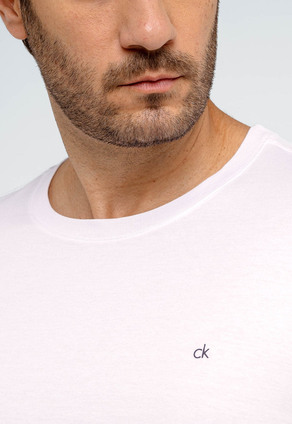 Manga Longa Calvin Klein Meia Malha Ck Peito - Henri Store