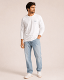 Manga Longa Calvin Klein NY Logo Peito - Henri Store