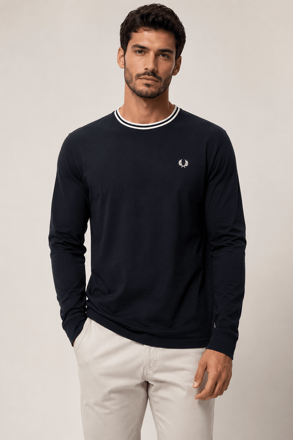 Manga Longa Fred Perry - Henri Store