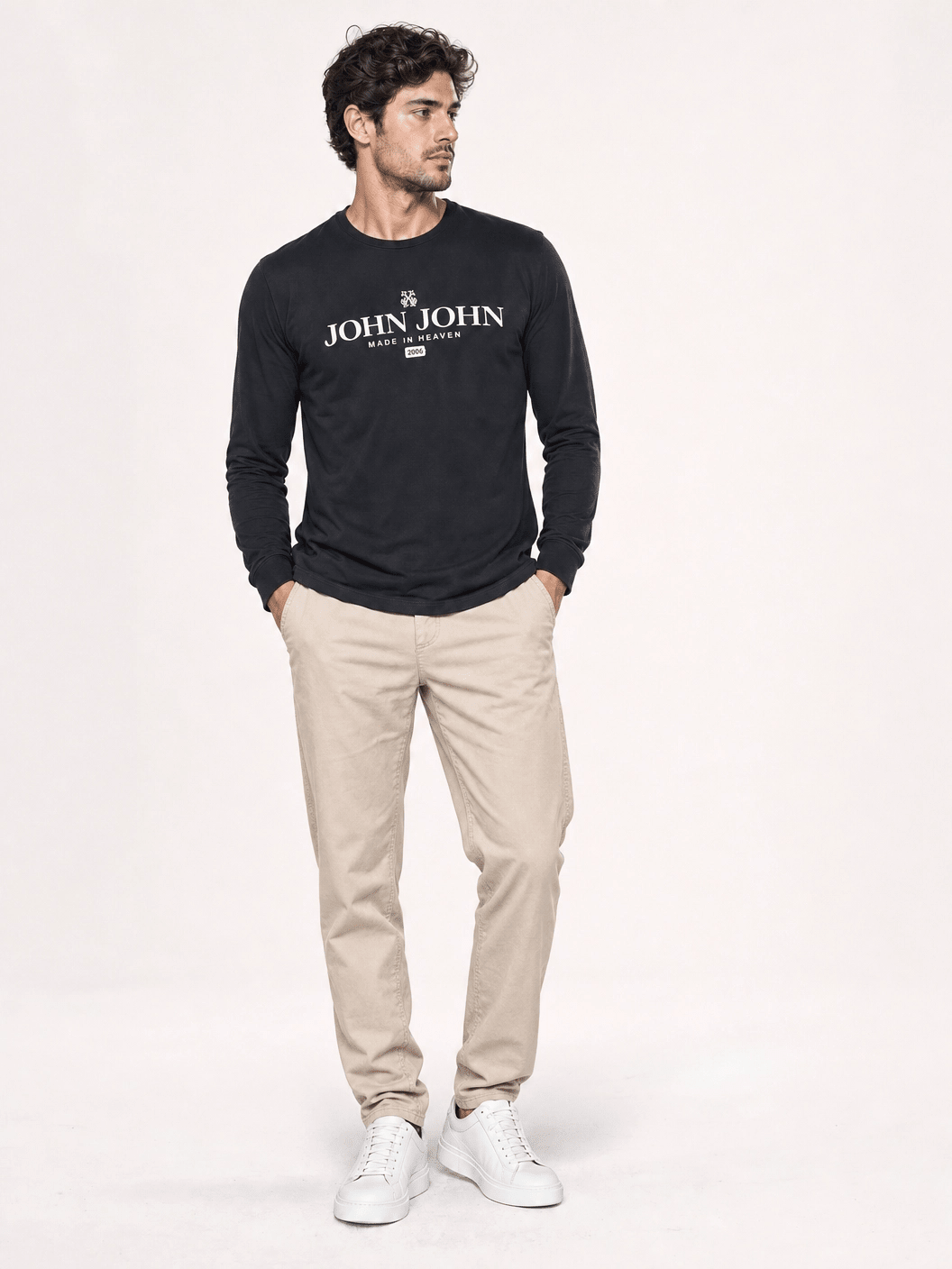 Manga Longa John John Flat - Henri Store