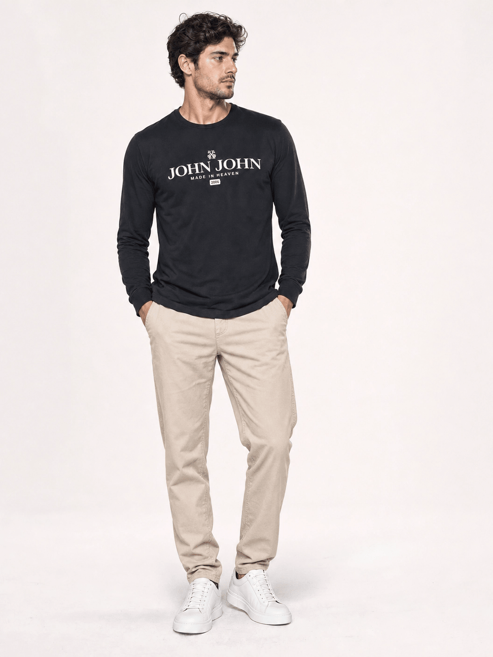 Manga Longa John John Flat - Henri Store