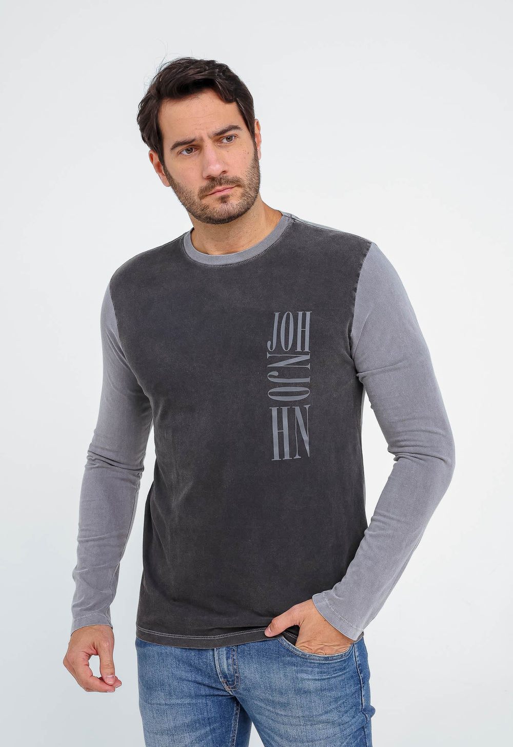 Manga Longa John John Regular Fit Double Mix - Henri Store