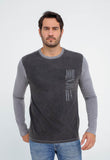 Manga Longa John John Regular Fit Double Mix - Henri Store
