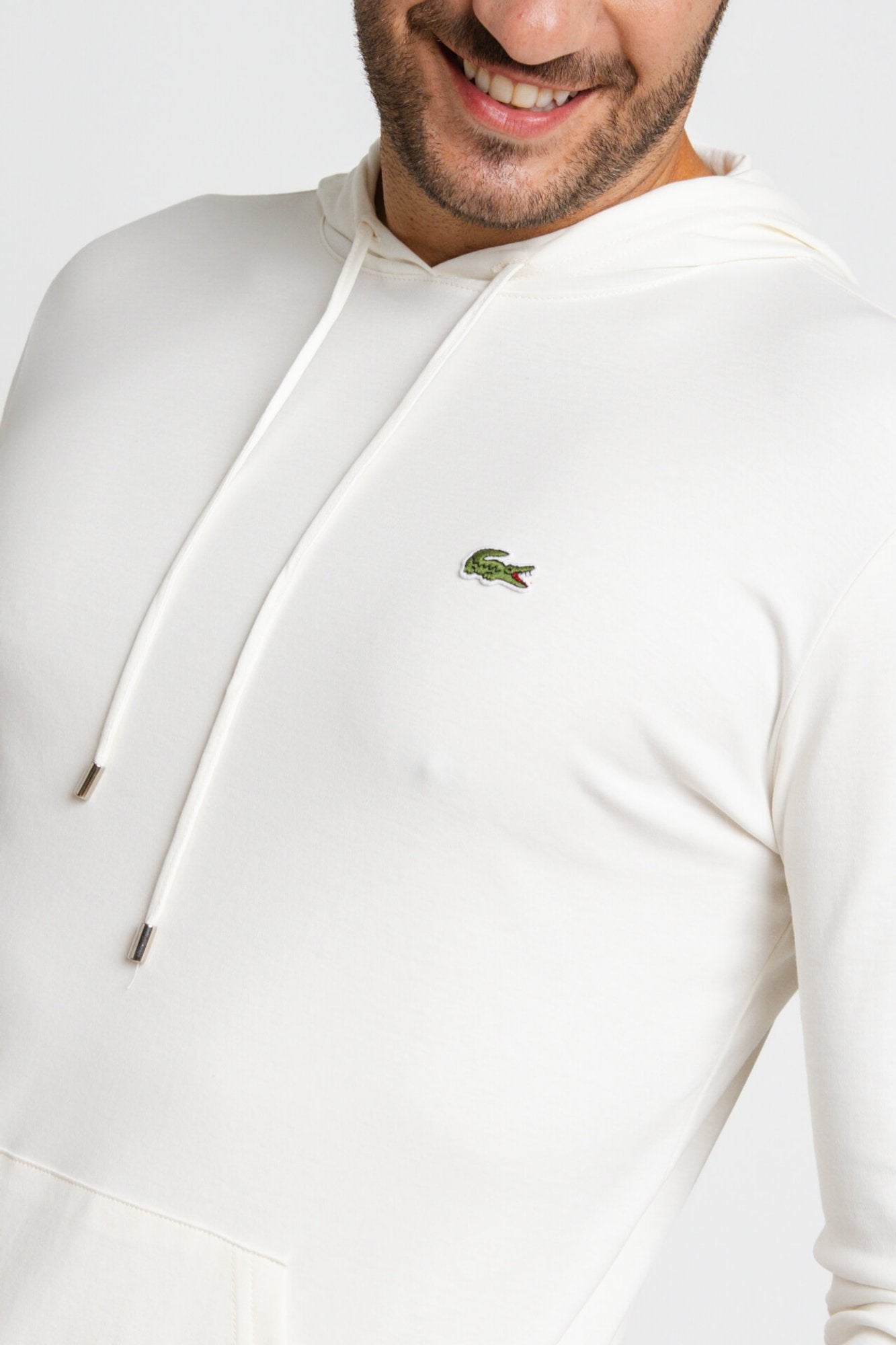 Manga Longa Lacoste C/ Capuz Regular Fit - LIVE - Henri Store