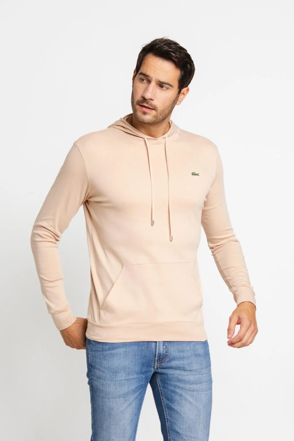 Manga Longa Lacoste C/ Capuz Regular Fit - LIVE - Henri Store