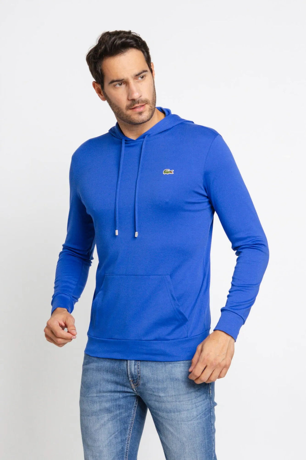 Manga Longa Lacoste C/ Capuz Regular Fit - LIVE - Henri Store