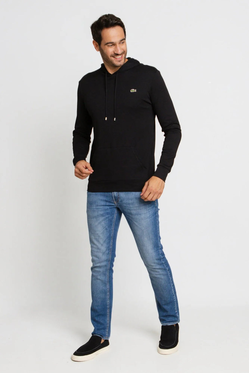 Manga Longa Lacoste C/ Capuz Regular Fit - LIVE - Henri Store