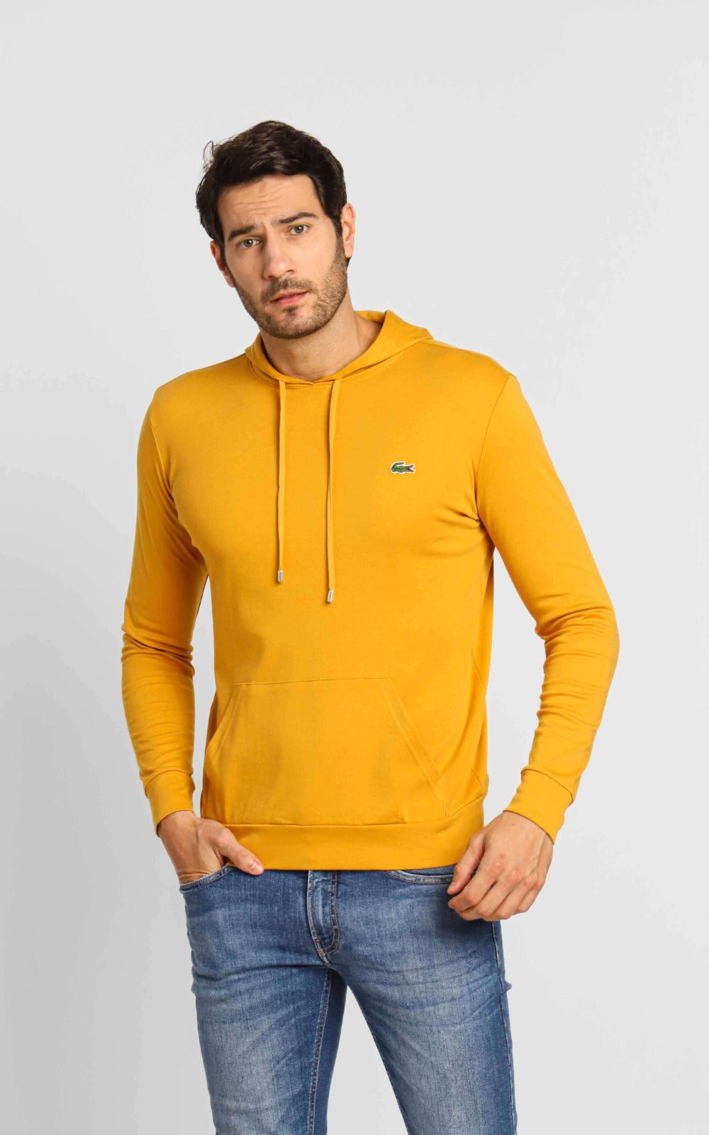 Manga Longa Lacoste C/ Capuz Regular Fit - LIVE - Henri Store