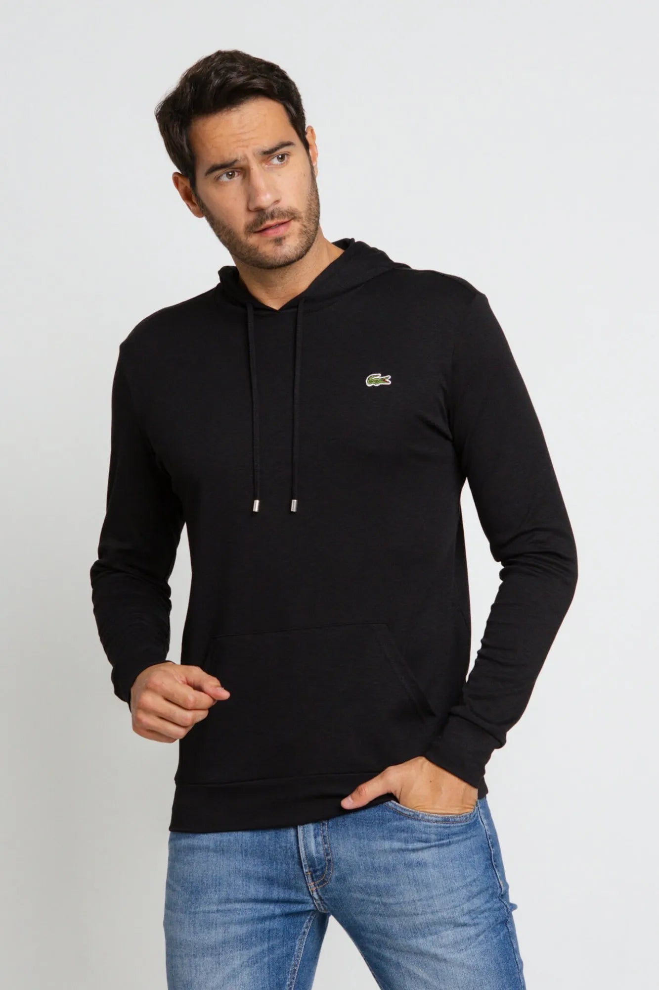 Manga Longa Lacoste C/ Capuz Regular Fit - LIVE - Henri Store