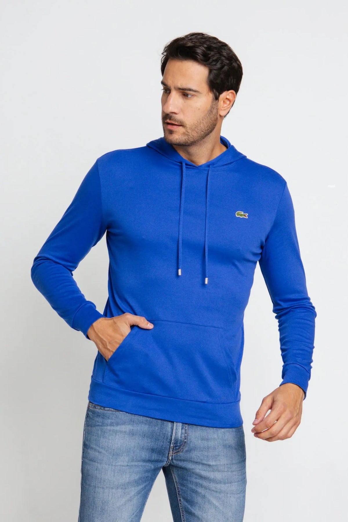 Manga Longa Lacoste C/ Capuz Regular Fit - LIVE - Henri Store