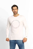 Manga Longa Tommy Hilfiger Monotype Branco - Henri Store