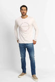 Manga Longa Tommy Hilfiger Monotype Branco - Henri Store