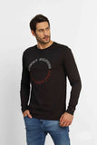 Manga Longa Tommy Hilfiger Monotype Preto - Henri Store