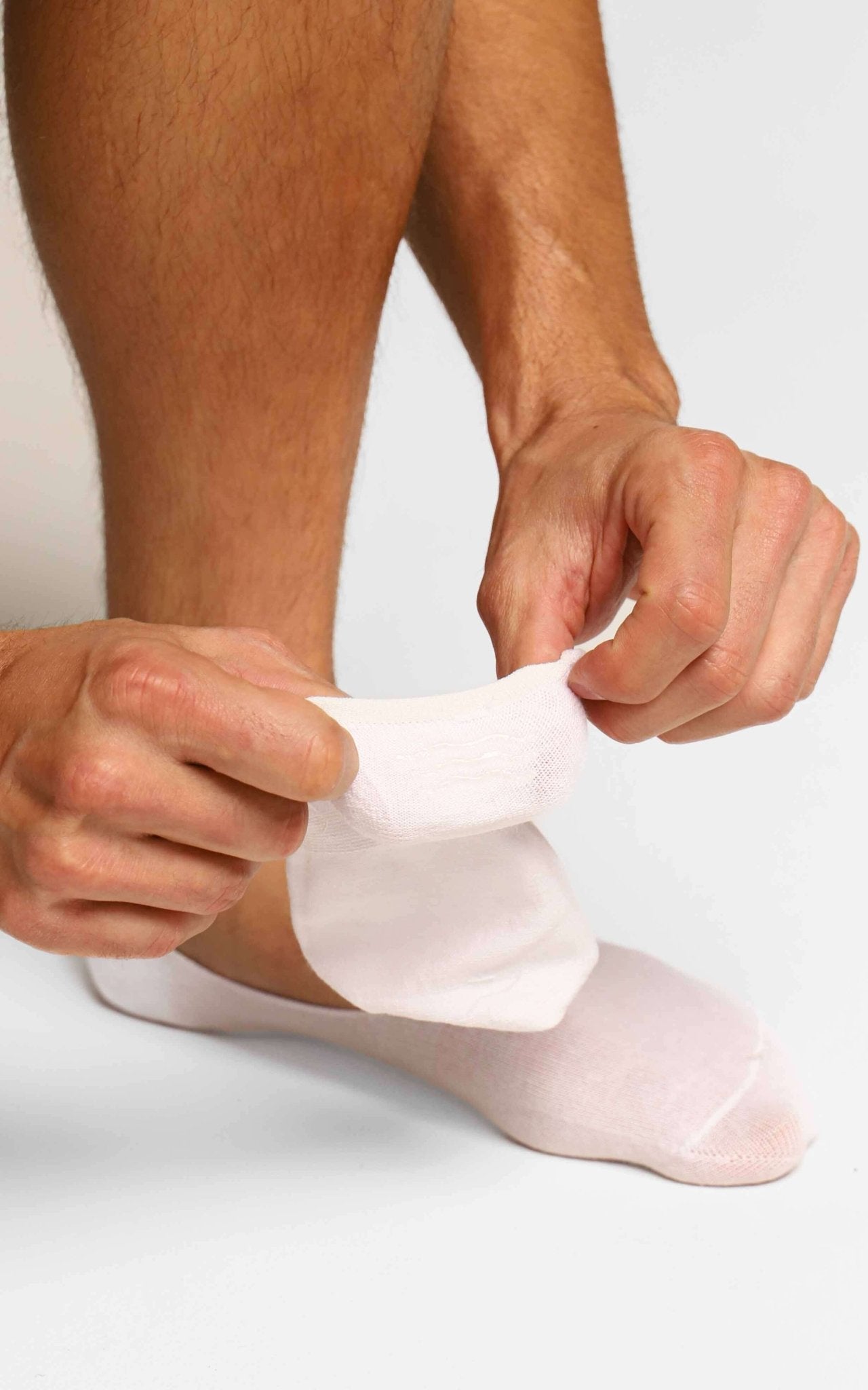 Meia Invisível Kit C/ 3 Pares Preta/Branca/Cinza - Henri Store