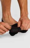 Meia Invisível Kit C/ 3 Pares Preta/Branca/Cinza - Henri Store