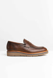 Mocassim Dom Henrico 80717 Cerviatto Marrom Escuro - Henri Store