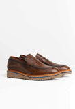 Mocassim Dom Henrico 80717 Cerviatto Marrom Escuro - Henri Store