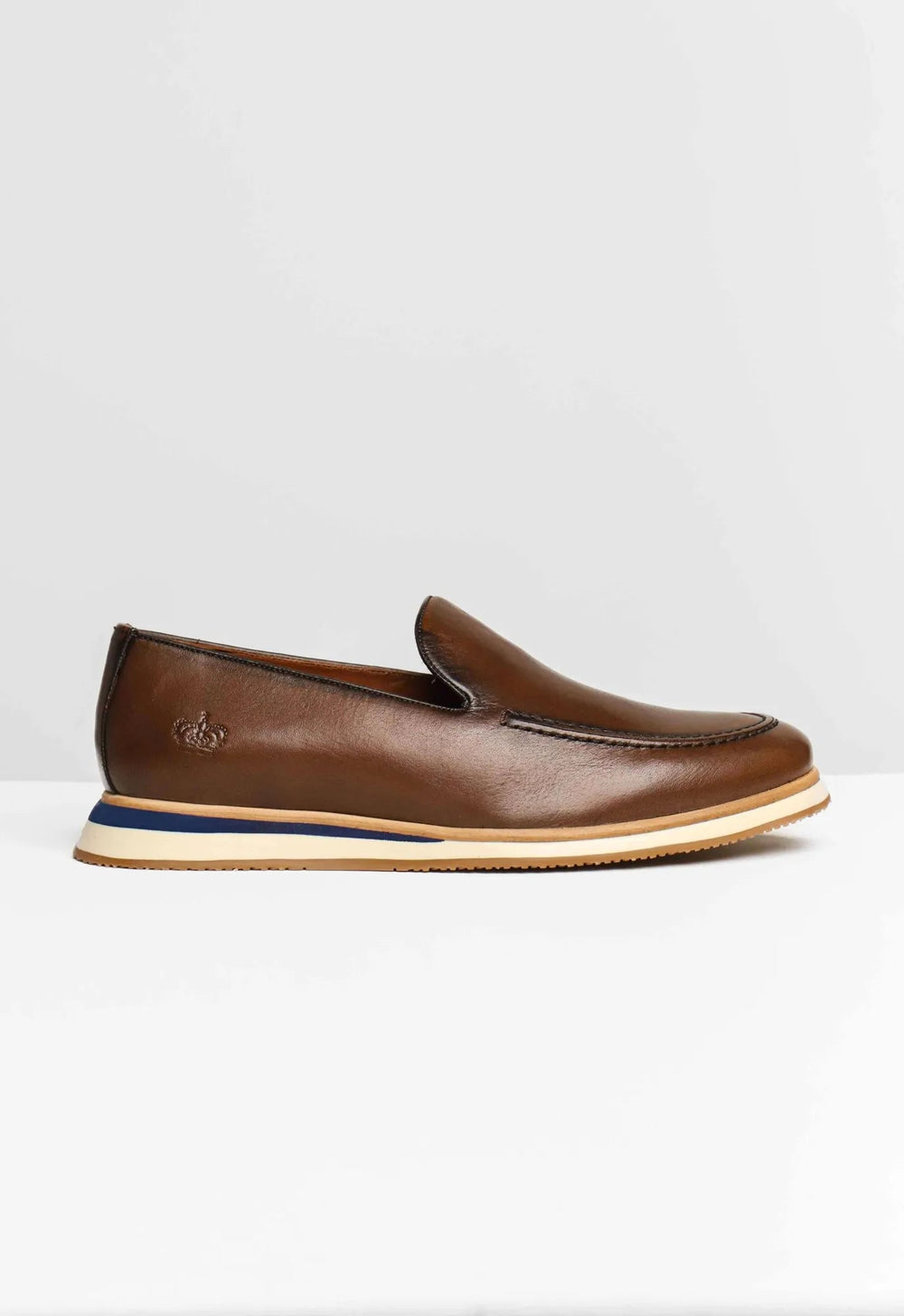 Mocassim Dom Henrico 80883 Sella Brown Cafe - Henri Store