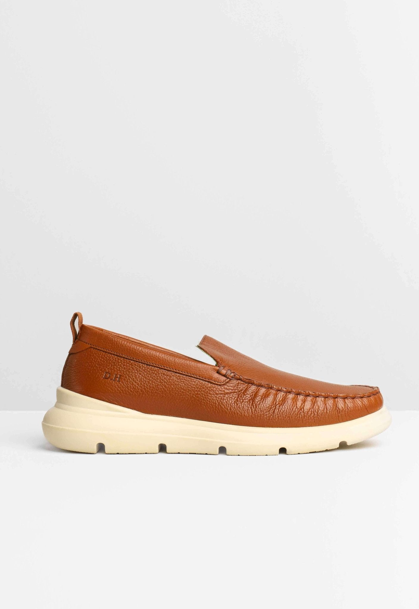Mocassim Dom Henrico Sleeve Camurcina Caramelo 106035 - Henri Store