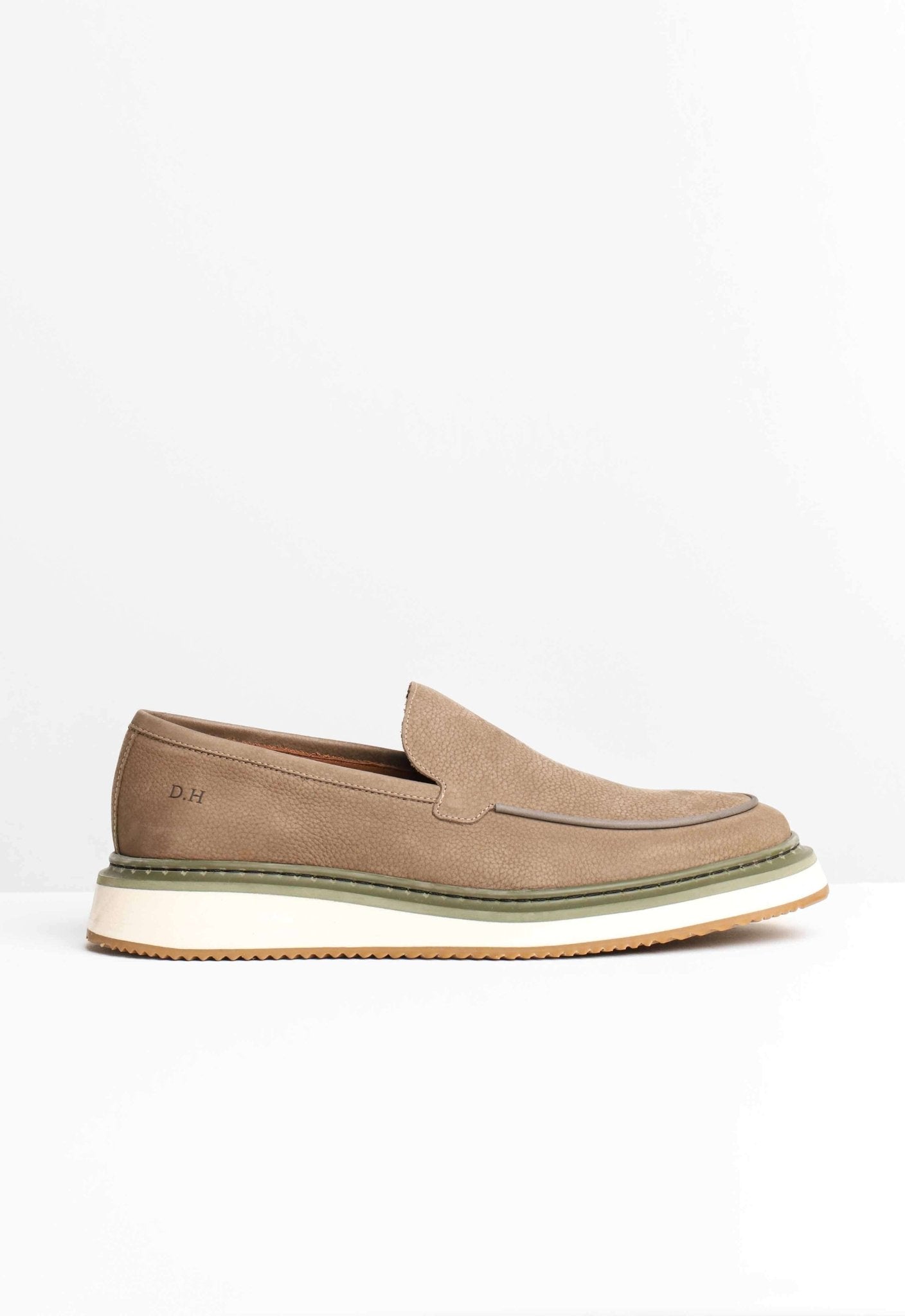 Mocassim Dom Henrico Velvet Napa Cinza 103752 - Henri Store
