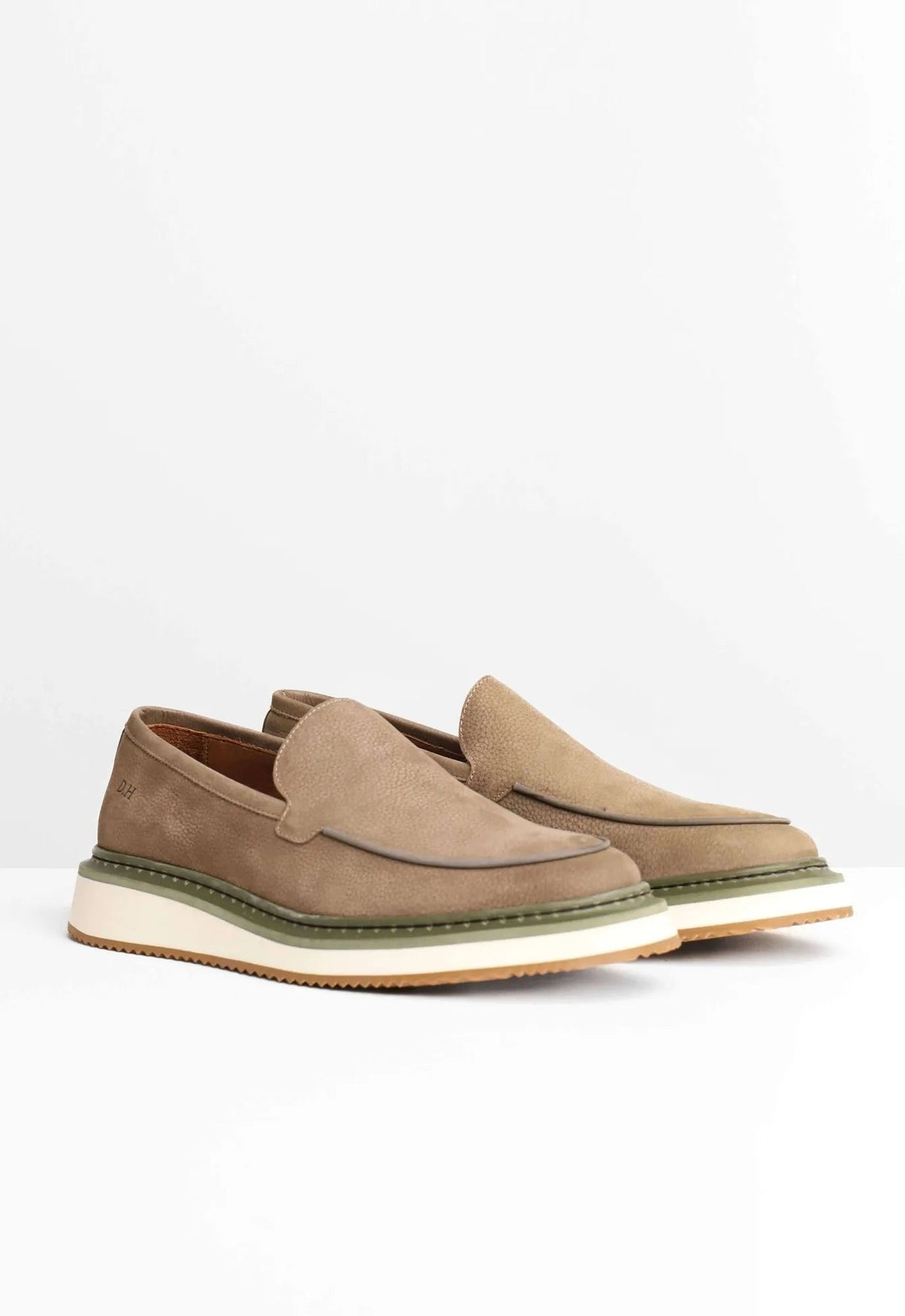 Mocassim Dom Henrico Velvet Napa Cinza 103752 - Henri Store