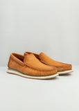 Mocassim Dom Henrico Velvet Orange Marrom Claro - Henri Store