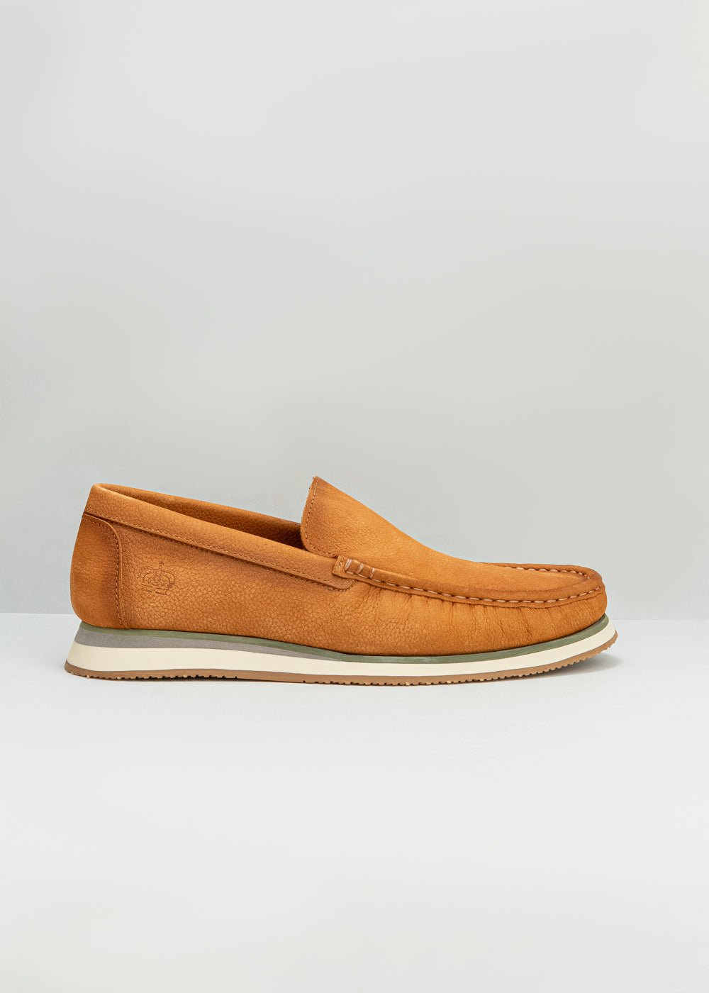 Mocassim Dom Henrico Velvet Orange Marrom Claro - Henri Store