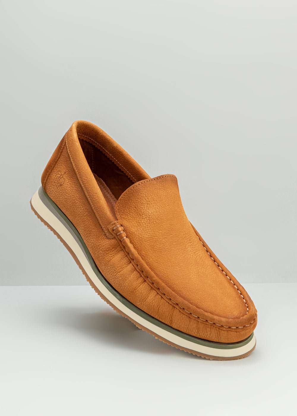 Mocassim Dom Henrico Velvet Orange Marrom Claro - Henri Store