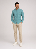 Camisa Tommy Hilfiger ML Regular Fit Classic Collar