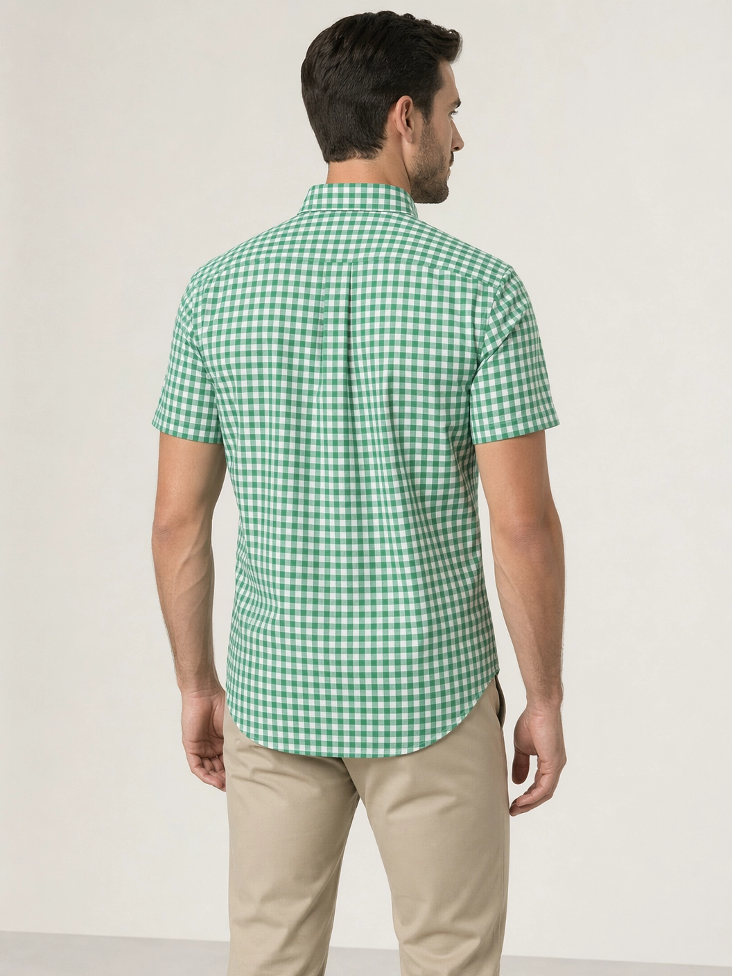 Camisa RL Custom Fit Manga Curta Xadrez