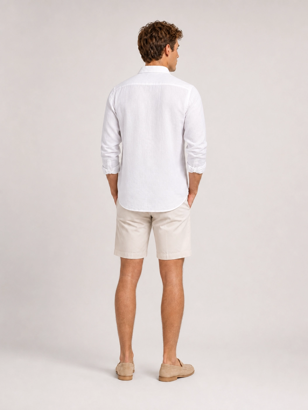 Camisa Dom Henrico ML Linho Regular