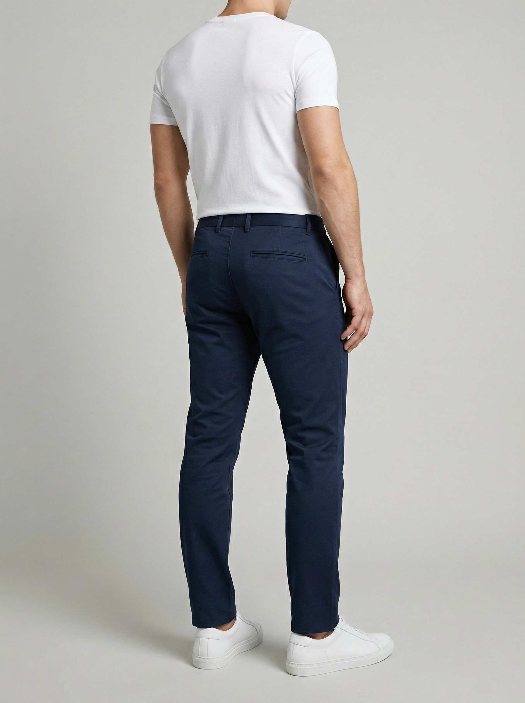 Calça Masculina Dom Henrico Alfaiataria em Sarja Super Slim