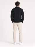 Suéter Lacoste Zíper Preto