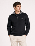 Suéter Lacoste Zíper Preto