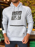 Moletom Bad Boy Masc Canguru Cinza Bb221004 - Henri Store