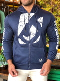 Moletom Bad Boy Masc Ziper Marinho BB221009 - Henri Store