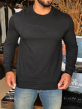 Moletom Calvin Klein Alto Relevo Preto - Henri Store