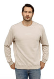 Moletom Calvin Klein Careca Logo Central Embossed - Henri Store