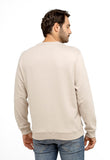 Moletom Calvin Klein Careca Logo Central Embossed - Henri Store