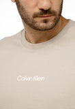 Moletom Calvin Klein Careca Logo Central Embossed - Henri Store