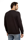 Moletom Calvin Klein Careca Logo Central Embossed - Henri Store